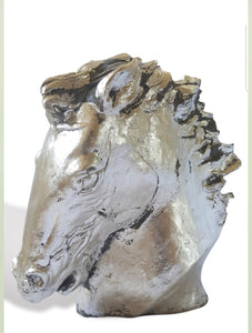 Handmade Horse Head Sculpture