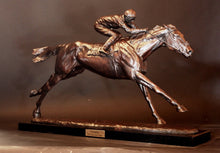 Load image into Gallery viewer, Frankel, Tom Queally up sculpture