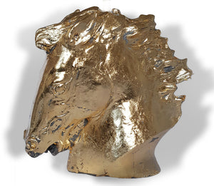Handmade Horse Head Sculpture